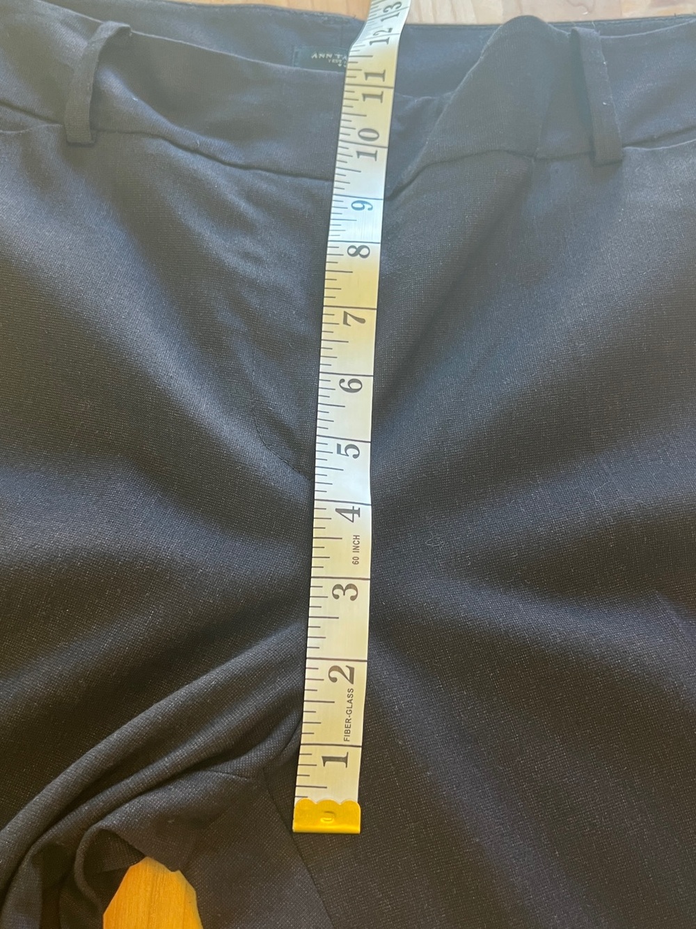 Ann Taylor Brown Straight-Leg Dress Trousers - Picture 5 of 7
